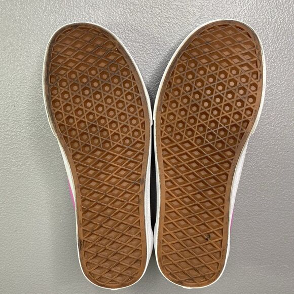 VANS Old Skool Sneakers Suede Canvas Low Sk8 Skater Shoes Womens 7 Fuchsia Pink - Picture 6 of 12